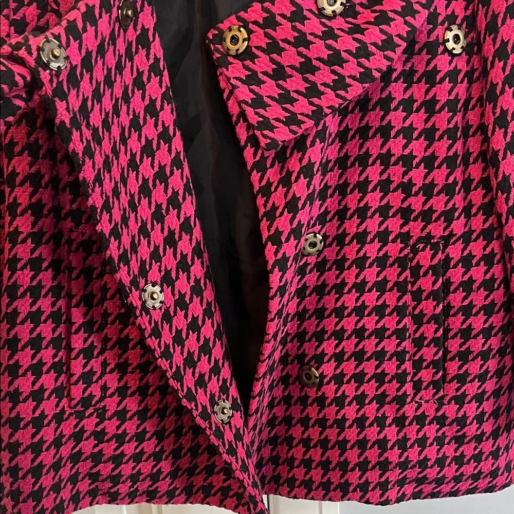 A‘gaci Pink and Black Croppe Jacket M - Picture 9 of 14